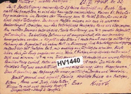 Original WWII German Wehrmacht Officer Death/Burial Map & Death Notice - Red Cross Letter from Gulag - Leutnant Walter Heyl - Schützen Regiment 73 - 19 Panzer Division - Iron Cross Posthumus -  Fully Translated - Very Rare - Image 5