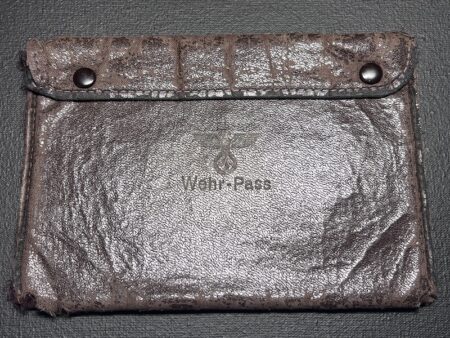 Original WWII German Wehrpass Leather Pouch - Image 2