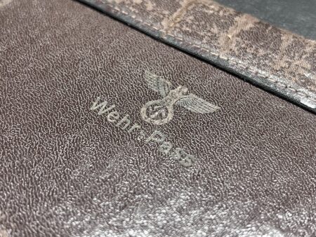 Original WWII German Wehrpass Leather Pouch
