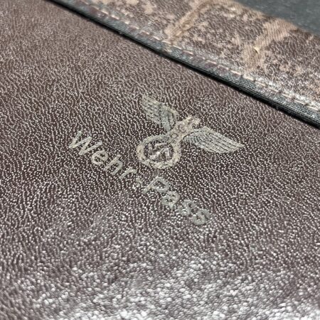 Original WWII German Wehrpass Leather Pouch