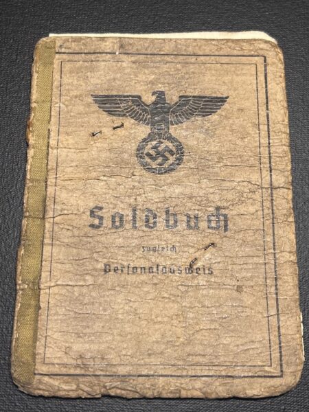 Original WWII German Wehrmacht Soldbuch - Obergefreiter Ferdinand Schmidt - Grenadier Regiment 861 - Image 2