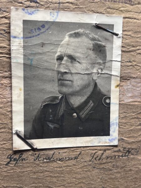 Original WWII German Wehrmacht Soldbuch - Obergefreiter Ferdinand Schmidt - Grenadier Regiment 861