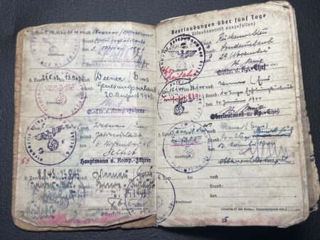 Original WWII German Wehrmacht Soldbuch - Obergefreiter Ferdinand Schmidt - Grenadier Regiment 861 - Image 5