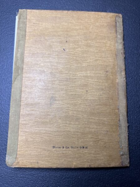 Original WWII German Soldbuch - Feldwebel Paul Specht - Panzer Grenadier Regiment 26 - 24 Panzer Division - Heiligenbeil 1945 - Rare - Image 12