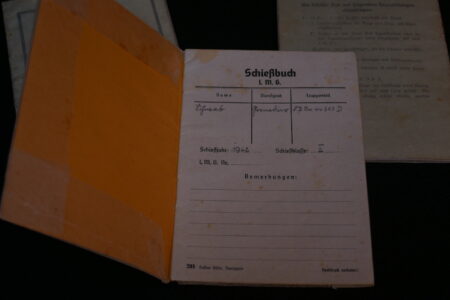 Original WWII German Soldiers Shooting Record Books and Photograph - Schießbuch - MG Gunner - Grenadier- (Feldausbildung) Regiment 718 - Image 11