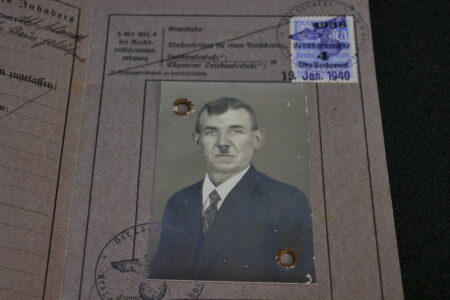 Original WWII German Wandergewerbeschein ID Document - Itinerant Trade Permit - Odd TR ID