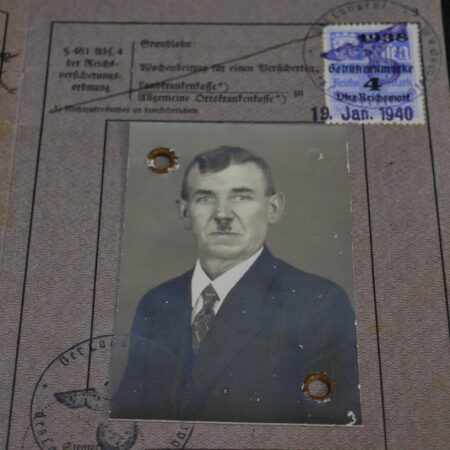 Original WWII German Wandergewerbeschein ID Document - Itinerant Trade Permit - Odd TR ID
