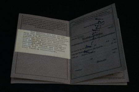 Original WWII German Wandergewerbeschein ID Document - Itinerant Trade Permit - Odd TR ID - Image 6