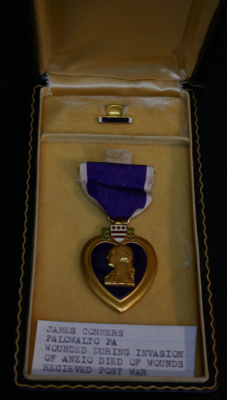 Original WWII US Army Cased Purple Heart - JAMES CONNERS PA - Anzio - Image 7