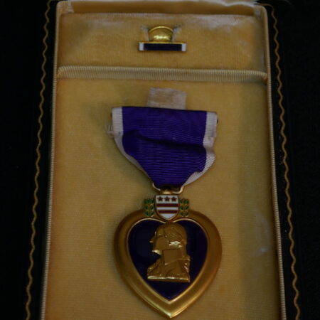 Original WWII US Army Cased Purple Heart - JAMES CONNERS PA - Anzio