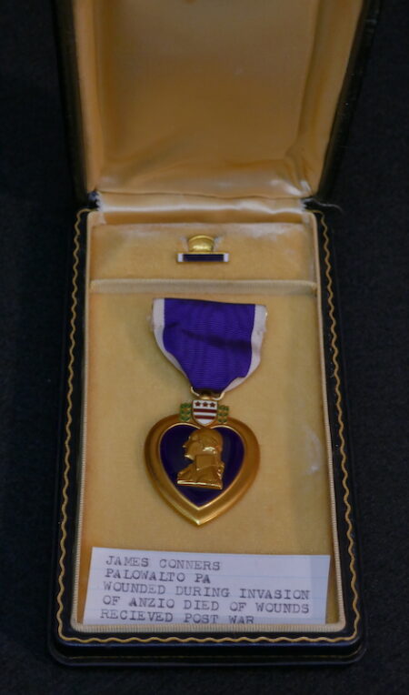 Original WWII US Army Cased Purple Heart - JAMES CONNERS PA - Anzio - Image 10