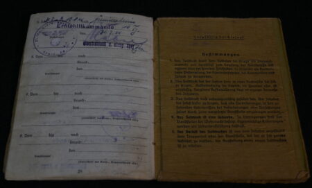Original WWII German Army Soldbuch - Obergefreiter Karl Haas - 353 Infanterie Division - Siegfried Line - POW - EK2 - West Front - Image 19