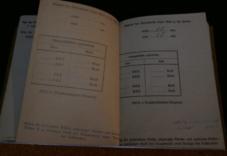 Original WWII German Army Soldbuch - Stabsgefreiter Erich Pormann - 16th Army - Died in Berlin September 1945. - Image 14
