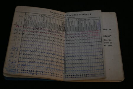 Original WWII German Luftwaffe Soldbuch - Obergefreiter Heinrich Becker - Luftgau-Nachrichten-Regiment Moskau - Image 10