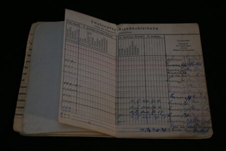 Original WWII German Luftwaffe Soldbuch - Obergefreiter Heinrich Becker - Luftgau-Nachrichten-Regiment Moskau - Image 20