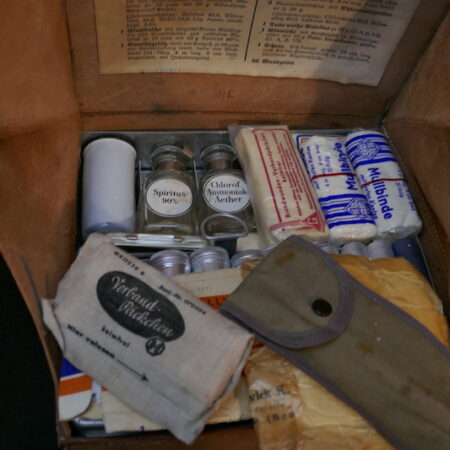 Original WWII German Luftschutz Medical Kit - Complete with Contents (US SALES ONLY)