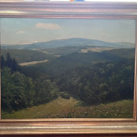 Oil Painting by Ernst Frommhold - "Feldbergblick" - Famous Third Reich Artist - Reichsführung SS - Deutsche Kunst 1944