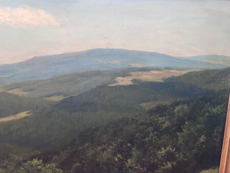 Oil Painting by Ernst Frommhold - "Feldbergblick" - Famous Third Reich Artist - Reichsführung SS - Deutsche Kunst 1944 - Image 7