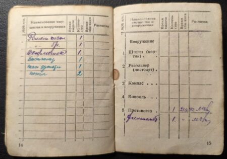 Original WWII Soviet Red Army Female Medical Officers Identity Papers - Senior Lieutenant Gadyatskaya -  137th Infantry Division RKKA -  Archive Research / Photo - Rare! - Image 2