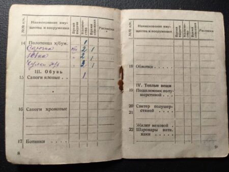 Original WWII Soviet Red Army Female Medical Officers Identity Papers - Senior Lieutenant Gadyatskaya -  137th Infantry Division RKKA -  Archive Research / Photo - Rare! - Image 5