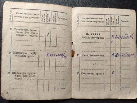 Original WWII Soviet Red Army Female Medical Officers Identity Papers - Senior Lieutenant Gadyatskaya -  137th Infantry Division RKKA -  Archive Research / Photo - Rare! - Image 6
