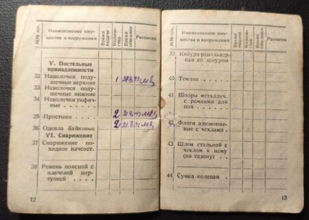 Original WWII Soviet Red Army Female Medical Officers Identity Papers - Senior Lieutenant Gadyatskaya -  137th Infantry Division RKKA -  Archive Research / Photo - Rare! - Image 10