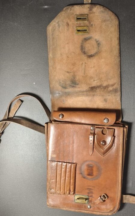 Original WWII Soviet Officers Map Case with Cross Strap - Lend-Lease - US Made - Rare - Image 3