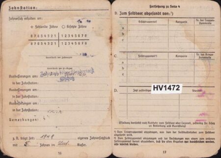 Original WWII German Soldbuch Grouping - Uffz Haarhaus - Heeres-Baupionier-Brigade 686 - Son Killed 1945 Kampfgruppe Becker - Sad last letters - Image 14