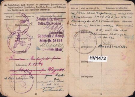 Original WWII German Soldbuch Grouping - Uffz Haarhaus - Heeres-Baupionier-Brigade 686 - Son Killed 1945 Kampfgruppe Becker - Sad last letters - Image 15