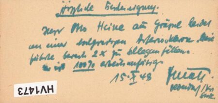 Original WWII Luftwaffe Soldbuch - Stabsintendant Otto Heine - Truppensonderdienst (TSD) - Kampfeinheit Tietze April 1945 - Image 2