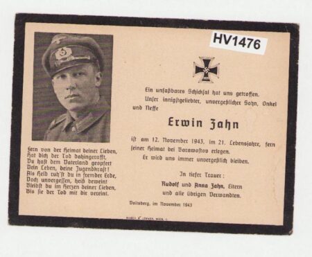 Original WWII German Wehrpass Grouping - Gefreiter Erwin Zahn - Grenadier Regiment 348 - 216 Infanterie Division - Iron Cross -  Letters Fully Translated - Isle of Man Link! Rare - Image 2