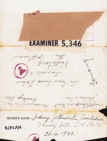 Original WWII German Wehrpass Grouping - Gefreiter Erwin Zahn - Grenadier Regiment 348 - 216 Infanterie Division - Iron Cross -  Letters Fully Translated - Isle of Man Link! Rare - Image 4