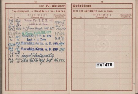 Original WWII German Wehrpass Grouping - Gefreiter Erwin Zahn - Grenadier Regiment 348 - 216 Infanterie Division - Iron Cross -  Letters Fully Translated - Isle of Man Link! Rare - Image 29