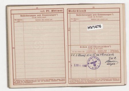 Original WWII German Wehrpass Grouping - Gefreiter Erwin Zahn - Grenadier Regiment 348 - 216 Infanterie Division - Iron Cross -  Letters Fully Translated - Isle of Man Link! Rare - Image 31
