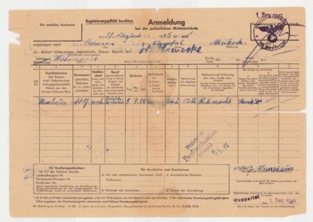 Original WWII German Soldbuch Grouping - Uffz Haarhaus - Heeres-Baupionier-Brigade 686 - Son Killed 1945 Kampfgruppe Becker - Sad last letters - Image 35