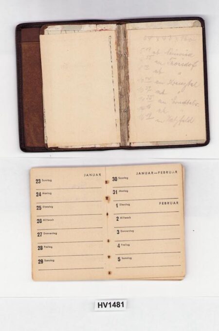Original WWII German Soldbuch Grouping - Uffz Haarhaus - Heeres-Baupionier-Brigade 686 - Son Killed 1945 Kampfgruppe Becker - Sad last letters - Image 40
