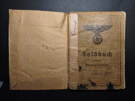 Original WWII German Soldbuch Grouping & EKM- Obgefr Albert Kahut - Captured in Normandy 1944 - POW in Cherbourg - Letter Translated - Rare - Image 7