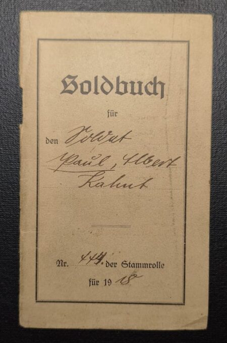 Original WWII German Soldbuch Grouping & EKM- Obgefr Albert Kahut - Captured in Normandy 1944 - POW in Cherbourg - Letter Translated - Rare - Image 43