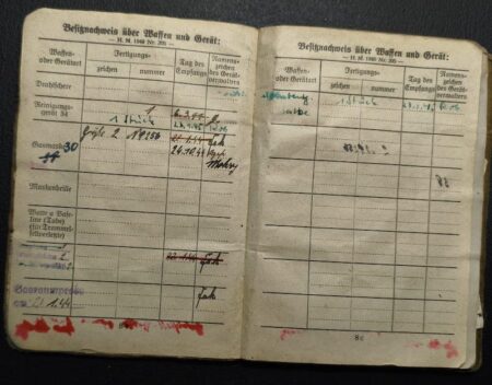 Original WWII German Wehrmacht - Soldbuch Gefr Adolf Edelkraut - Wounded in France July 1944 - 159 Reserve Division - Grenadier Regiment 74 - 19 VGD - Shot in Stomach -  US 44th Infantry Division - Germany 1945 - Image 8