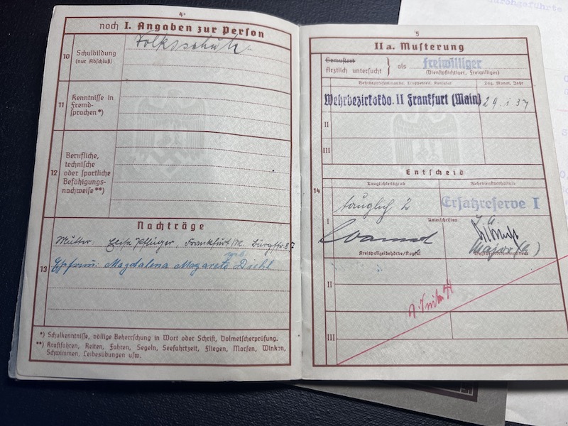 WWII German Wehrmacht Wehrpass KIA Grouping -Oberfeldwebel Pflüger - Saar Offensive 1939 Action Report - IR81 WIA France 1940 - Black Wounds Badge Certificate Le Hamal (Rare version!) Streifendienst - Grenadier Regiment Lublin - Image 7