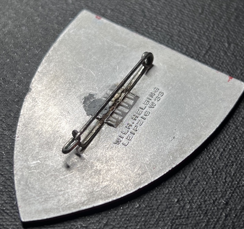 Original WWII German Freikorps Medal 1919 - 1939 - Albert Leo Schlageter - First Storming of Riga Deutsche Friekorpskämpfer - Very Rare Large Badge - Image 6