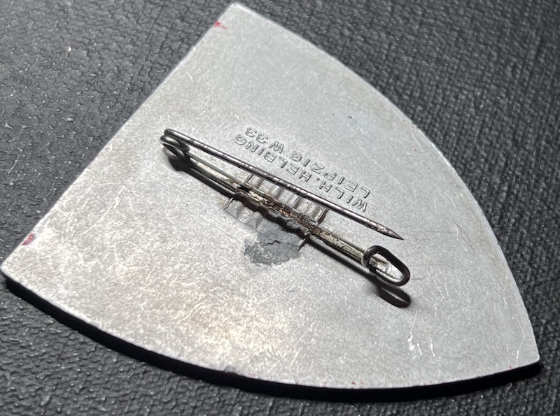 Original WWII German Freikorps Medal 1919 - 1939 - Albert Leo Schlageter - First Storming of Riga Deutsche Friekorpskämpfer - Very Rare Large Badge - Image 7