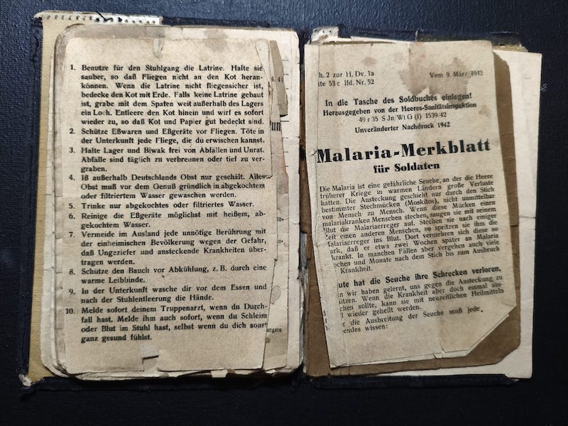 WWII Wehrmacht Soldbuch Grouping - Uffz Paul Berenbaum - Born in France! - Incredible Story Buried Alive by US Artillery - Grenadier Regiment 713 - 416 Inf Div West Wall 1945 - Mortar Team Leader - Rare! - Image 23