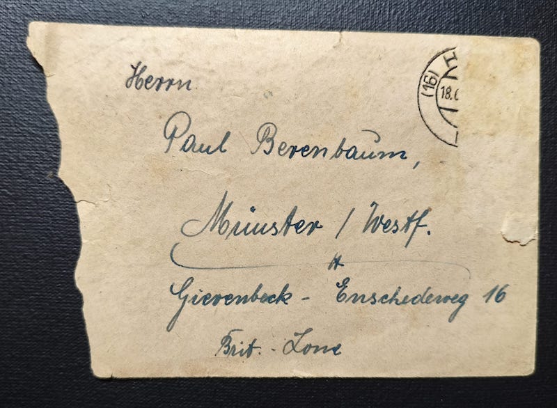 WWII Wehrmacht Soldbuch Grouping - Uffz Paul Berenbaum - Born in France! - Incredible Story Buried Alive by US Artillery - Grenadier Regiment 713 - 416 Inf Div West Wall 1945 - Mortar Team Leader - Rare! - Image 43