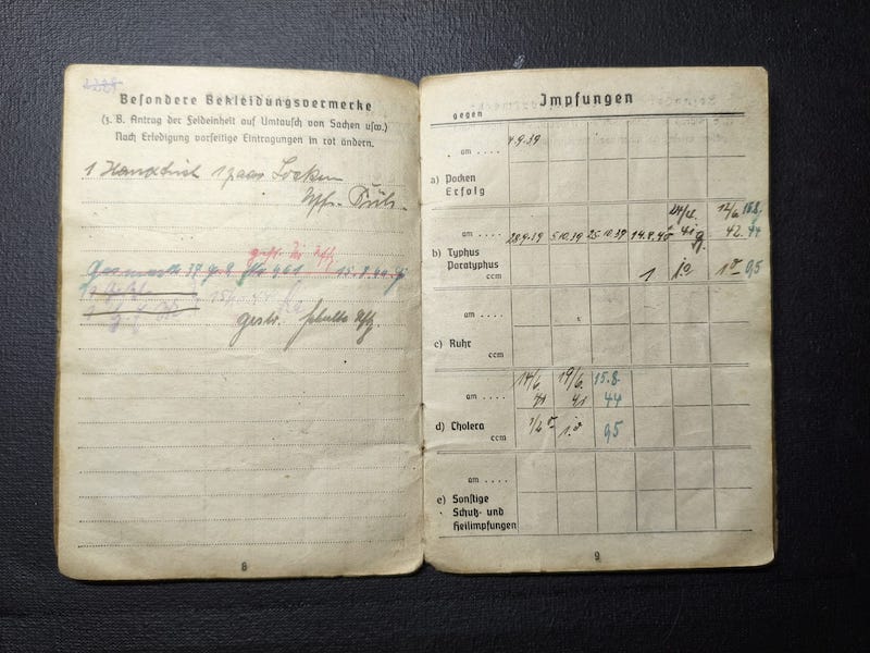 WWII Wehrmacht Soldbuch - Gefreiter Theodor Fischer - Grenzwach Regiment 46 - Siege of the Belgian Fortress Aubin-Neufchâteau 1940 ! - Image 8