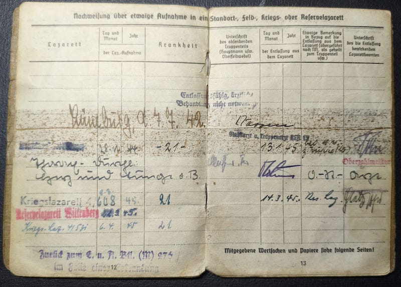 WWII Wehrmacht Soldbuch - Gefreiter Theodor Fischer - Grenzwach Regiment 46 - Siege of the Belgian Fortress Aubin-Neufchâteau 1940 ! - Image 13