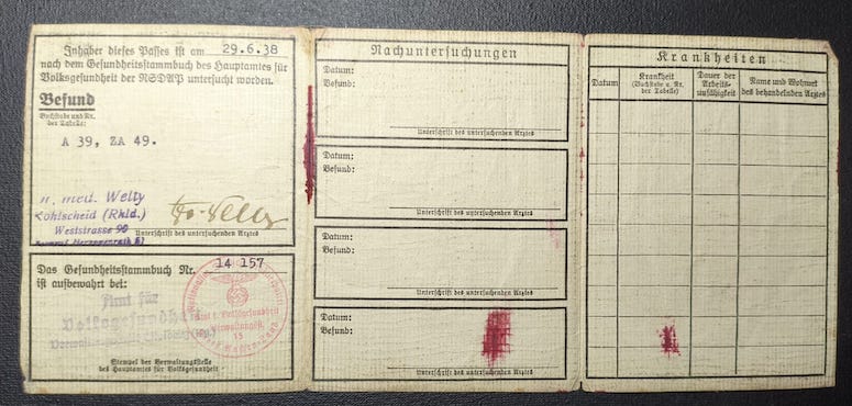 WWII Wehrmacht Soldbuch - Gefreiter Theodor Fischer - Grenzwach Regiment 46 - Siege of the Belgian Fortress Aubin-Neufchâteau 1940 ! - Image 19