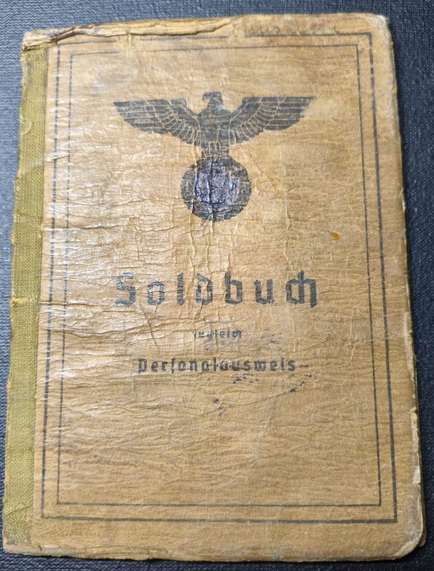 WWII Wehrmacht Soldbuch - Gefreiter Alfred Unsinn - Child Soldier 16 Years Old - Belfort Gap France 1944 - 159 Infanterie Division - Image 5