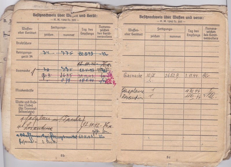 WWII German Waffen-SS Soldbuch ID - SS Rottenführer Josef Tischer - SS Panzer Artillerie Regiment " Das Reich " - SS Artillerie Regiment 54 - Nederland - Kurland 1944 - SS Artillerie Regiment 23 - Oder / Halbe 1945 - POW - Rare unit! - Image 11