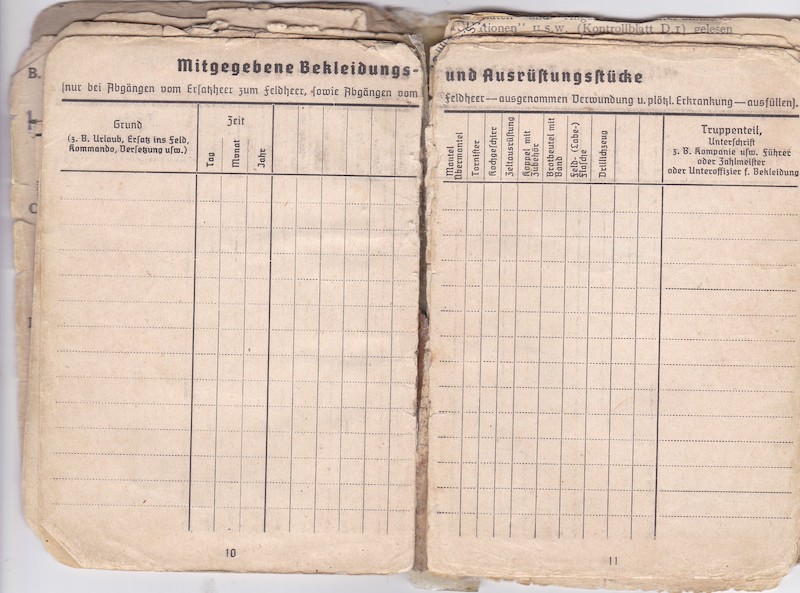 WWII German Waffen-SS Soldbuch ID - SS Rottenführer Josef Tischer - SS Panzer Artillerie Regiment " Das Reich " - SS Artillerie Regiment 54 - Nederland - Kurland 1944 - SS Artillerie Regiment 23 - Oder / Halbe 1945 - POW - Rare unit! - Image 13